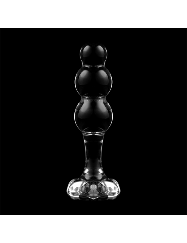 NEBULA SERIES BY IBIZA - MODELO 1 PLUG CRISTAL TRANSPARENTE 10.5 CM -O- 3 CM
