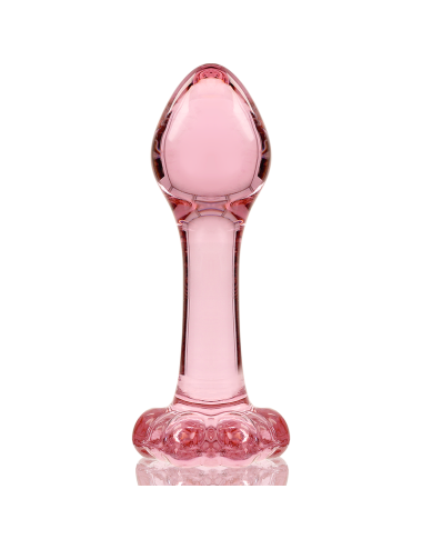 NEBULA SERIES BY IBIZA - MODELO 2 PLUG CRISTAL ROSA 11 CM -O- 3.5 CM