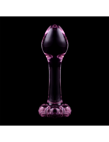 NEBULA SERIES BY IBIZA - MODELO 2 PLUG CRISTAL ROSA 11 CM -O- 3.5 CM