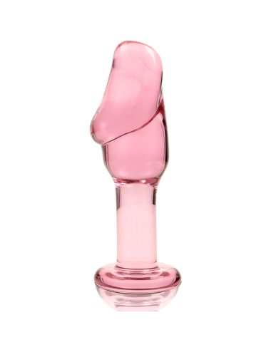 NEBULA SERIES BY IBIZA - MODELO 6 PLUG CRISTAL ROSA 12.5 CM -O- 4 CM