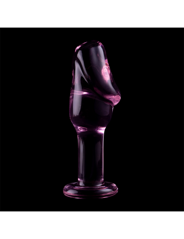 NEBULA SERIES BY IBIZA - MODELO 6 PLUG CRISTAL ROSA 12.5 CM -O- 4 CM