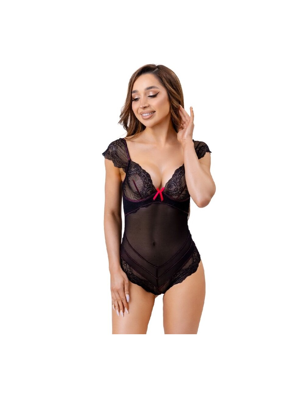 LIVCO CORSETTI FASHION - EVELYN LC 20243 BODY CON ADORNOS DE ENCAJE Y TRANPARENCIAS NEGRO L/XL LIVCO CORSETTI FASHION - EVELYN LC 20243 BODY CON ADORNOS DE ENCAJE Y TRANPARENCIAS NEGRO L/XL