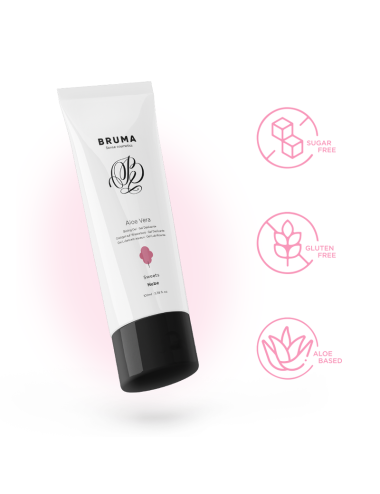 BRUMA - GEL DESLIZANTE CON ALOE VERA SABOR A NUBE 100 ML