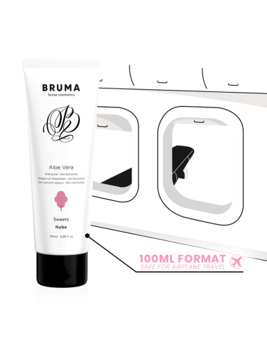 BRUMA - GEL DESLIZANTE CON ALOE VERA SABOR A NUBE 100 ML