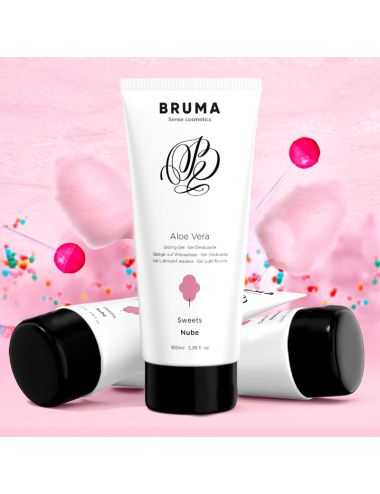 BRUMA - GEL DESLIZANTE CON ALOE VERA SABOR A NUBE 100 ML