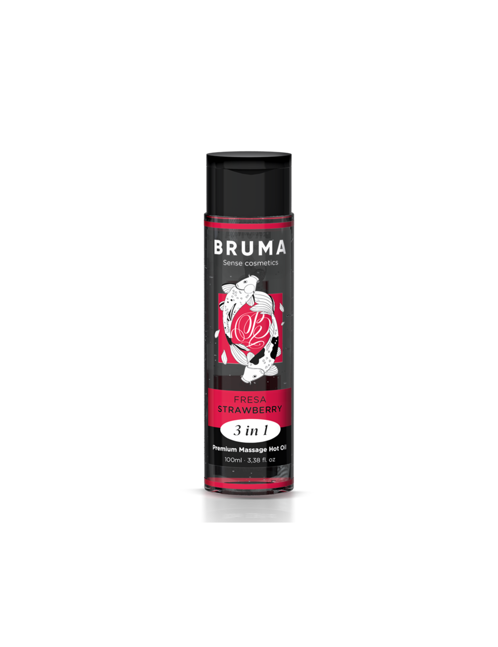 BRUMA - ACEITE DE MASAJE PREMIUM EFECTO CALOR SABOR FRESA 3 EN 1 - 100 ML BRUMA - ACEITE DE MASAJE PREMIUM EFECTO CALOR SABOR FRESA 3 EN 1 - 100 ML