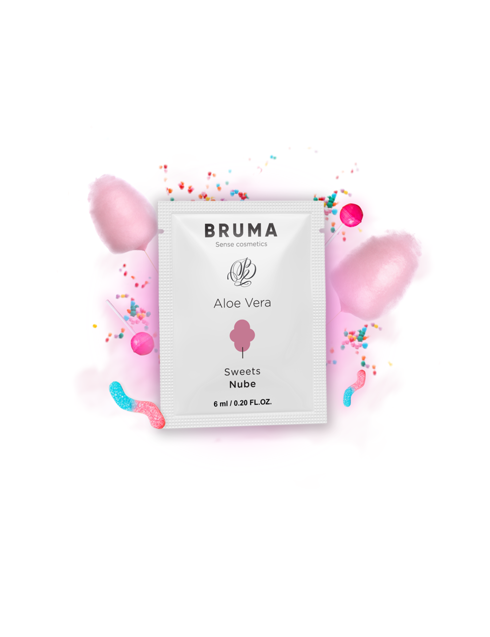 BRUMA - 6 ML GEL DESLIZANTE CON ALOE VERA SABOR A NUBE BRUMA - 6 ML GEL DESLIZANTE CON ALOE VERA SABOR A NUBE