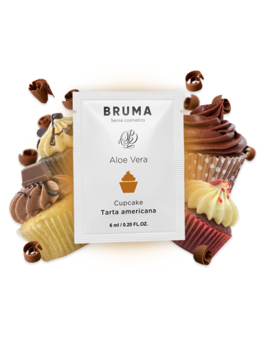 BRUMA - 6 ML GEL DESLIZANTE CON ALOE VERA SABOR A TARTA AMERICANA