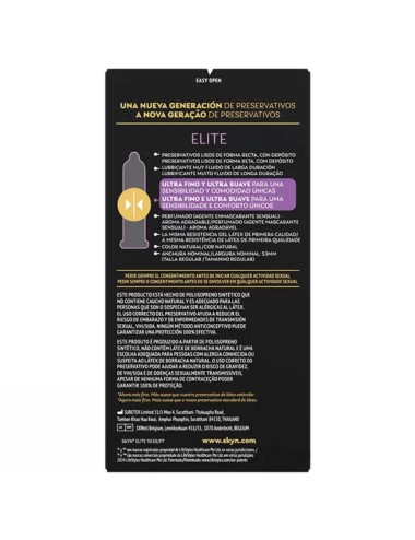 SKYN - PRESERVATIVO ELITE ULTRAFINO 10 UNIDADES