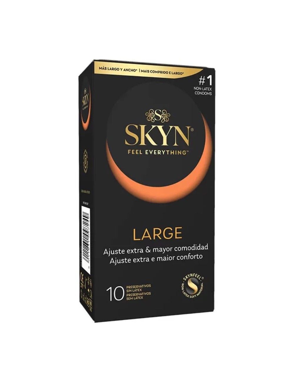 SKYN - PRESERVATIVO LARGE AJUSTE EXTRA 10 UNIDADES