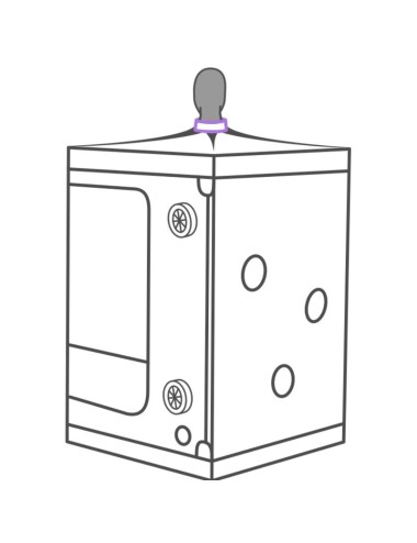 SECRET DOME - KINK CLUB CABINA SCANDALE MORADO