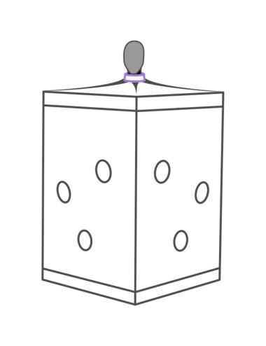 SECRET DOME - KINK CLUB CABINA SCANDALE MORADO