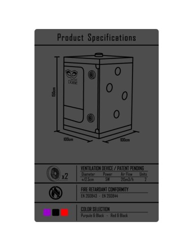 SECRET DOME - KINK CLUB CABINA SCANDALE NEGRO & ROJO