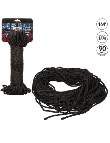 CALEXOTICS - SCANDAL CUERDA BDSM NEGRA 50 M