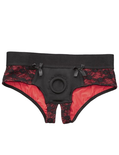CALEXOTICS - SCANDAL SET DE BRAGUITAS SIN ENTREPIERNAS CON DILDO TALLA S/M