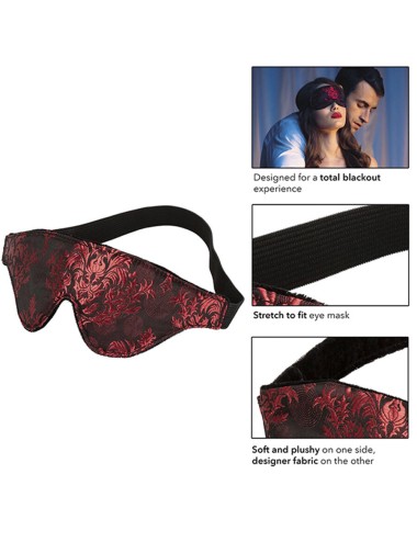 CALEXOTICS - SCANDAL ANTIFAZ OPACO DETALLES ROJO