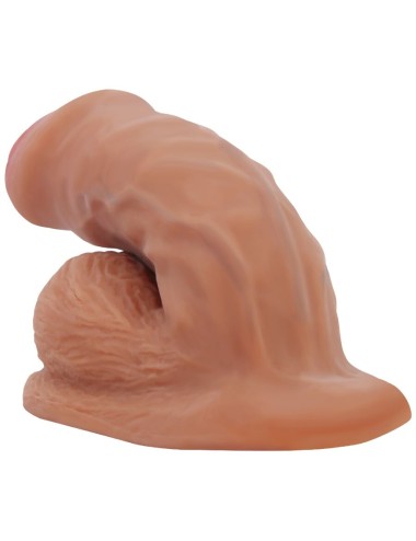 PRETTY LOVE - WARNELL DILDO ULTRA REALÍSTICO Y ELÁSTICO 9.5 CM MULATO