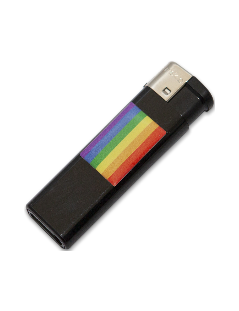 PRIDE - MECHERO NEGRO CON BANDERA LGBT PRIDE - MECHERO NEGRO CON BANDERA LGBT