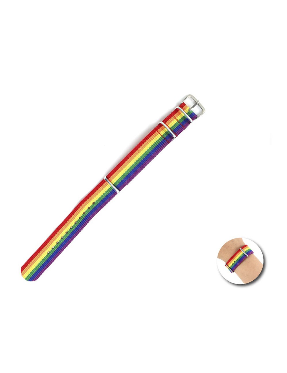 PRIDE - PULSERA BANDERA ARCOÍRIS