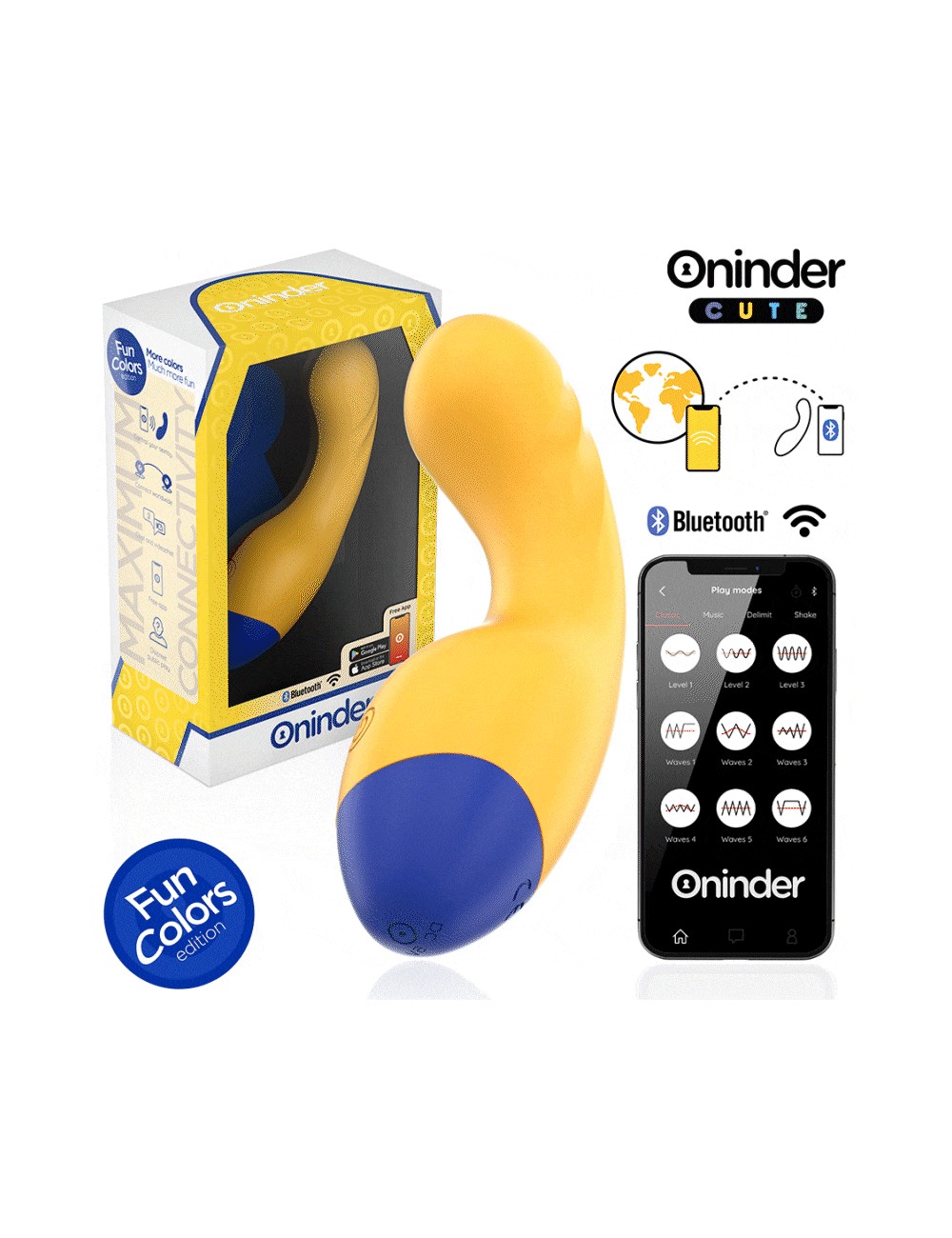 ONINDER CUTE - LOVE BUDDY MASTER VIBRADOR PUNTO G - APP MUNDIAL GRATUITA