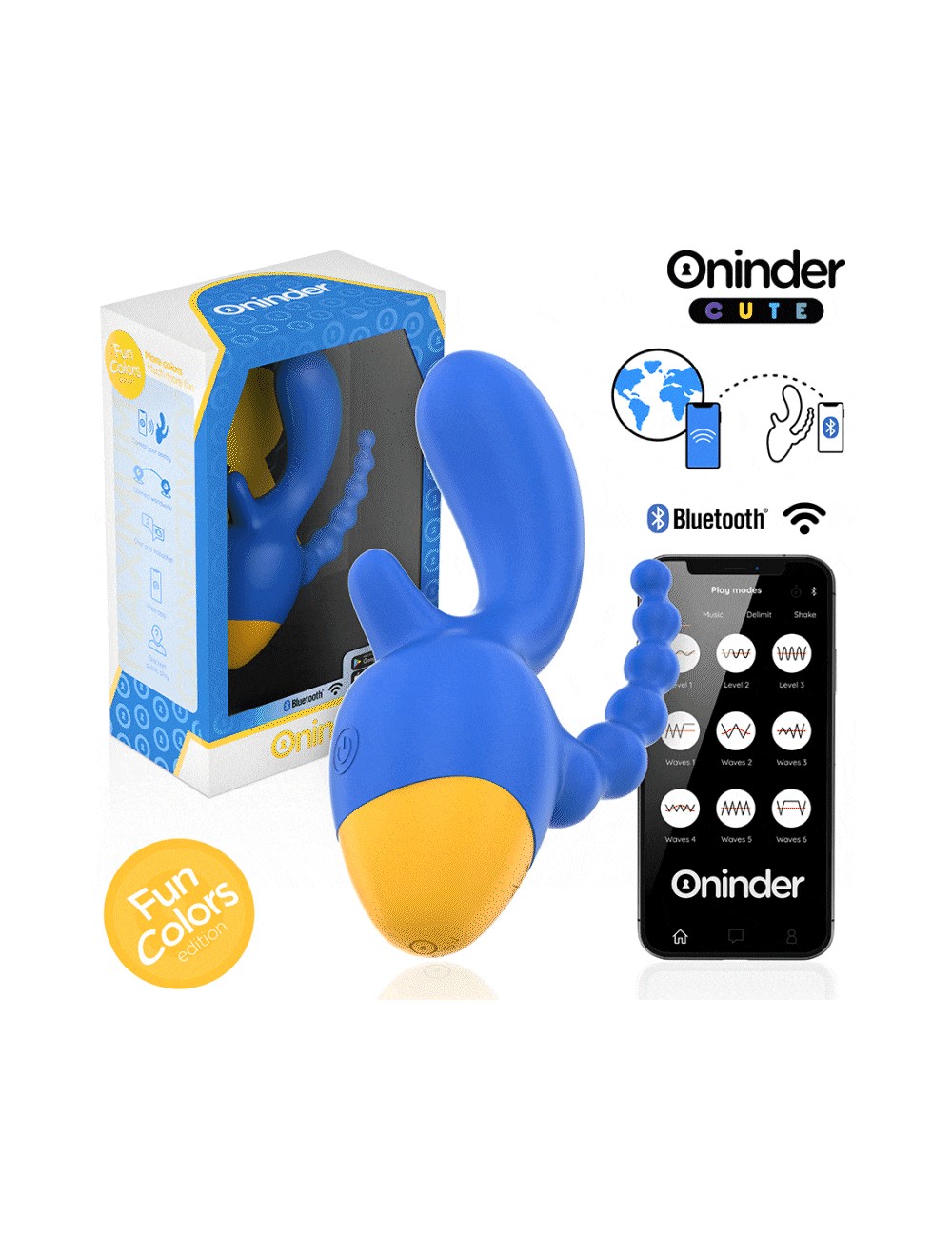 ONINDER CUTE - LOVE 3 SOME TRIPLE VIBRADOR - APP MUNDIAL GRATUITA