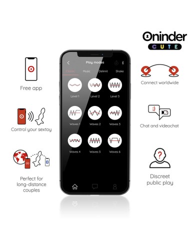 ONINDER CUTE - LOVE BUTT VIBRADOR PLUG ANAL DILATADOR - APP MUNDIAL GRATUITA