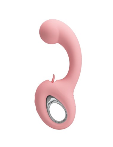 PRETTY LOVE - ERYNNYES VIBRADOR PUNTO G + ESTIMULADOR CLÍTORIS 10 VIBRACIONES ROSA