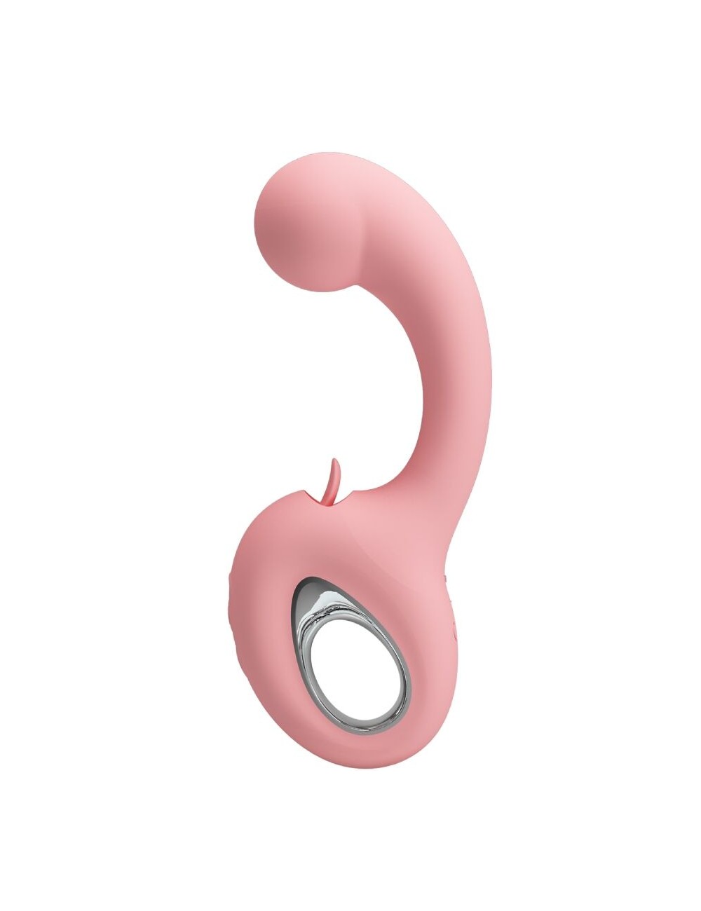 PRETTY LOVE - ERYNNYES VIBRADOR PUNTO G + ESTIMULADOR CLÍTORIS 10 VIBRACIONES ROSA