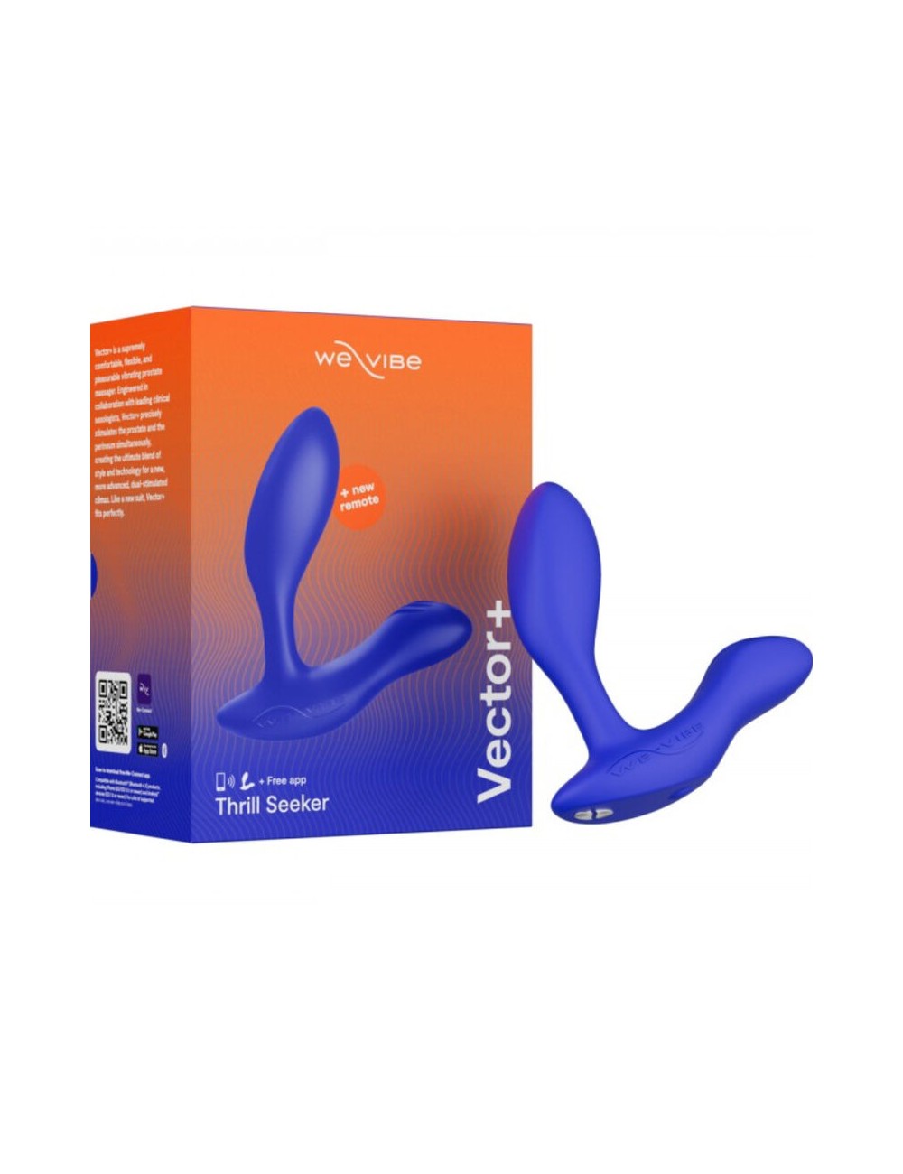 WE-VIBE - VECTOR+ MASAJEADOR DE PRÓSTATA AZUL WE-VIBE - VECTOR+ MASAJEADOR DE PRÓSTATA AZUL