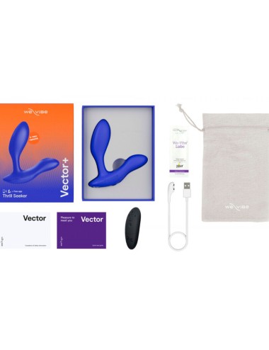 WE-VIBE - VECTOR+ MASAJEADOR DE PRÓSTATA AZUL