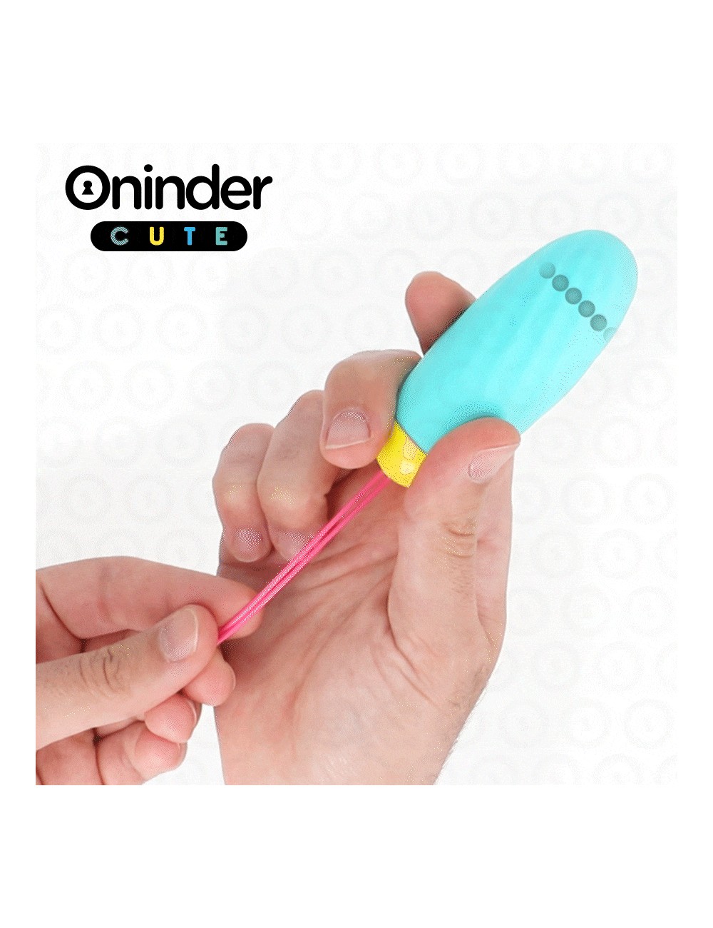 ONINDER CUTE - LOVE PLEASURE HUEVO VIBRO-GEMAS ROTADORAS SILICONA - APP MUNDIAL GRATUITA
