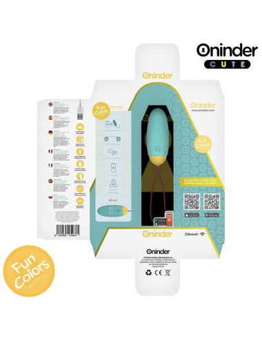 ONINDER CUTE - LOVE PLEASURE HUEVO VIBRO-GEMAS ROTADORAS SILICONA - APP MUNDIAL GRATUITA