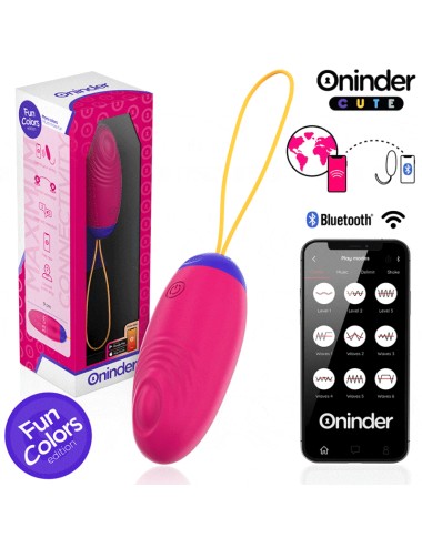 ONINDER CUTE - LOVE PLEASURE HUEVO VIBRO-WAVE TAPPING SILICONA - APP MUNDIAL GRATUITA