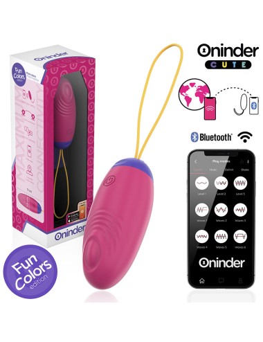 ONINDER CUTE - LOVE PLEASURE HUEVO VIBRO-WAVE TAPPING SILICONA - APP MUNDIAL GRATUITA