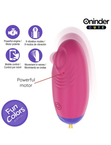 ONINDER CUTE - LOVE PLEASURE HUEVO VIBRO-WAVE TAPPING SILICONA - APP MUNDIAL GRATUITA