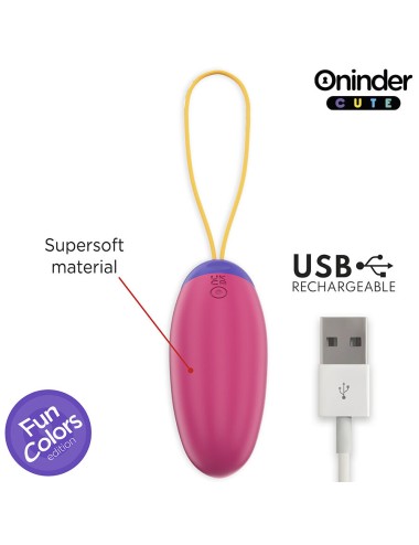 ONINDER CUTE - LOVE PLEASURE HUEVO VIBRO-WAVE TAPPING SILICONA - APP MUNDIAL GRATUITA