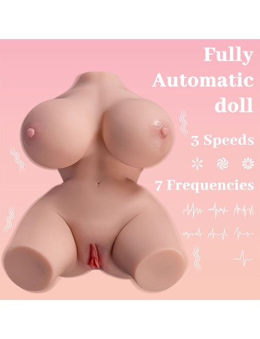 XISE - FRIEDA TORSO REALÍSTICO FEMENINO CON VIBRACIÓN 36 CM