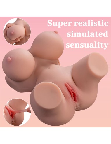 XISE - FRIEDA TORSO REALÍSTICO FEMENINO CON VIBRACIÓN 36 CM