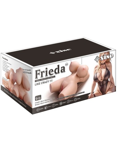XISE - FRIEDA TORSO REALÍSTICO FEMENINO CON VIBRACIÓN 36 CM