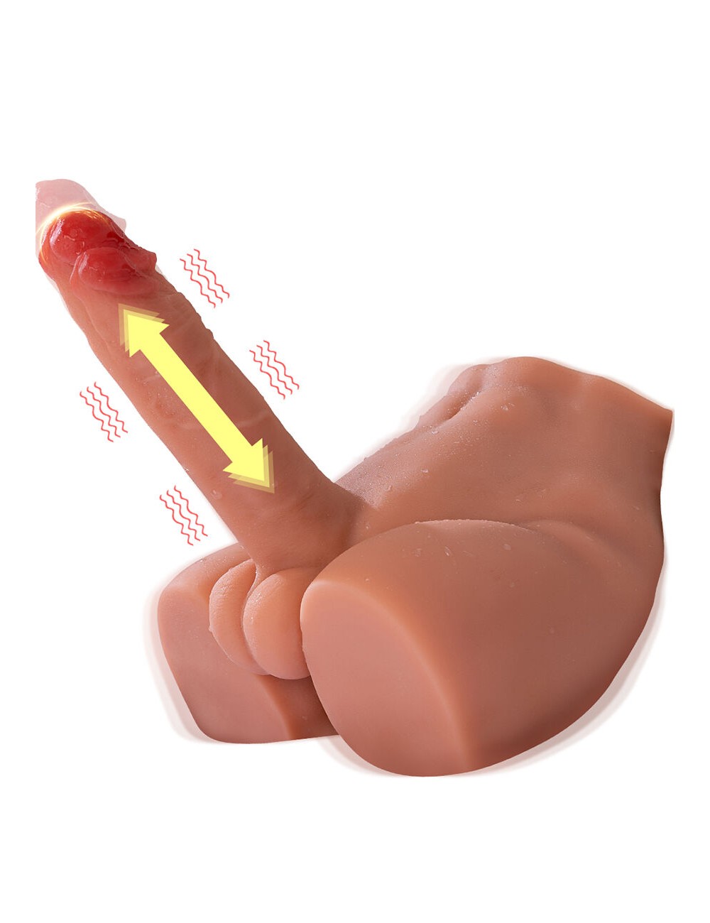 XISE - PEEL DILDO ASS MASTURBADOR DILDO REALÍSTICO POSICIÓN FRONTAL CON THRUSTING 17