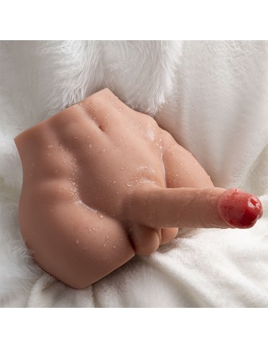 XISE - PEEL DILDO ASS MASTURBADOR DILDO REALÍSTICO POSICIÓN FRONTAL CON THRUSTING 17,5 CM