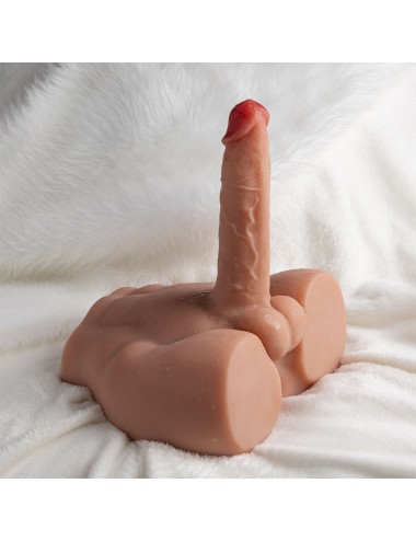 XISE - PEEL DILDO ASS MASTURBADOR DILDO REALÍSTICO POSICIÓN FRONTAL CON THRUSTING 17,5 CM