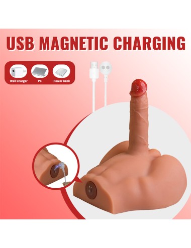 XISE - PEEL DILDO ASS MASTURBADOR DILDO REALÍSTICO POSICIÓN FRONTAL CON THRUSTING 17,5 CM