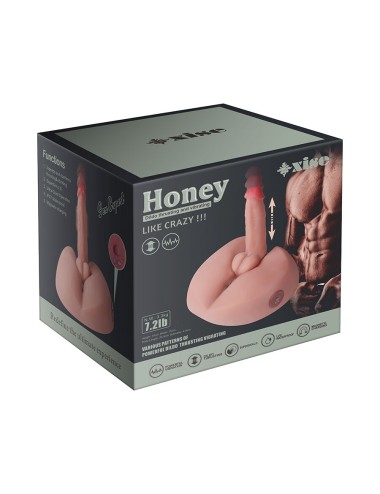 XISE - HONEY MASTURBADOR DILDO REALÍSTICO CON VIBRACIÓN 25 CM
