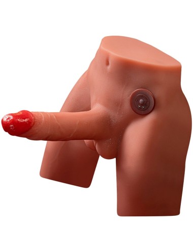 XISE - JASON MASTURBADOR DILDO REALÍSTICO CON THRUSTING Y VIBRACIÓN 17 CM