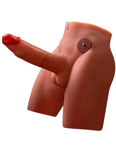 XISE - JASON MASTURBADOR DILDO REALÍSTICO CON THRUSTING Y VIBRACIÓN 17 CM
