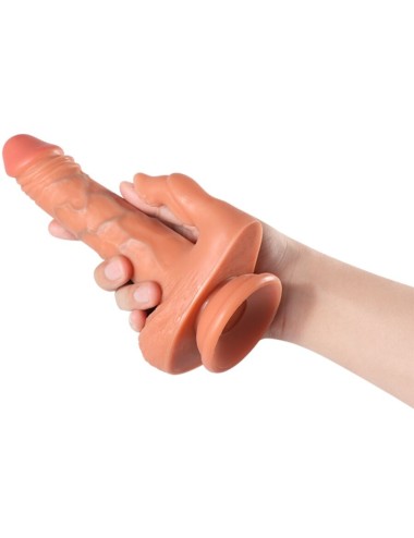 SHEQU - JULIAN DILDO Y ESTIMULADOR DE CLÍTORIS CON VIBRACIÓN Y CONTROL REMOTO 16 CM