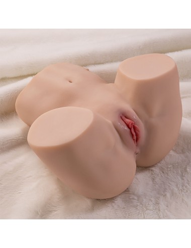 XISE - MAYA SUCKING MASTURBADOR VAGINA Y ANO REALÍSTICO CON VIBRACIÓN Y ONDAS ESTIMULADORAS 4.5 KG