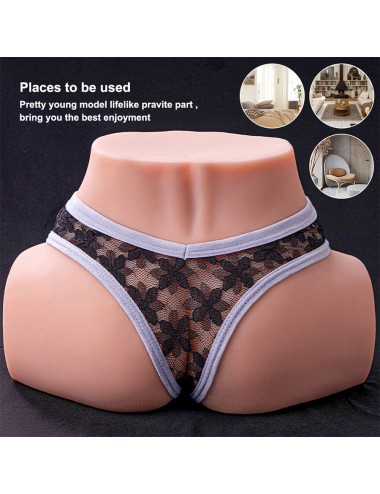 XISE - TRACY VIBRATING MASTURBADOR VAGINA Y ANO REALÍSTICO MULTIPOSICIÓN CON VIBRACIÓN