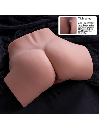 XISE - TRACY VIBRATING MASTURBADOR VAGINA Y ANO REALÍSTICO MULTIPOSICIÓN CON VIBRACIÓN